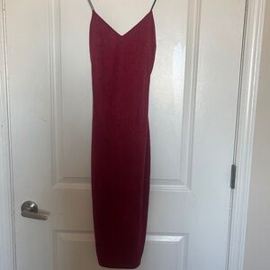Suede dress